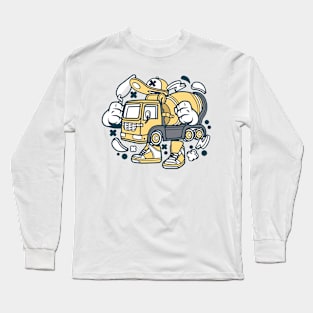 Construction Cement Mixer Truck Long Sleeve T-Shirt